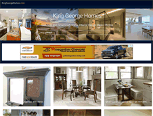 Tablet Screenshot of kinggeorgehomes.com